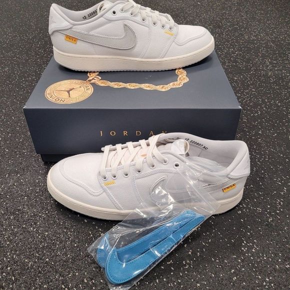 Jordan Other - Nike Air Jordan 1 AJKO Low SP Union White Canvas Size 11.5 Mens DO8912-101